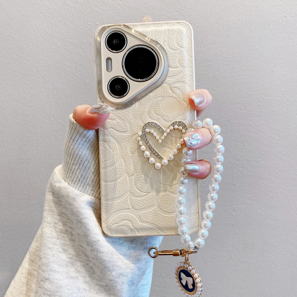 适用华为pura70手机壳pura70pro+新款女p70ultra轻奢高级全包防摔