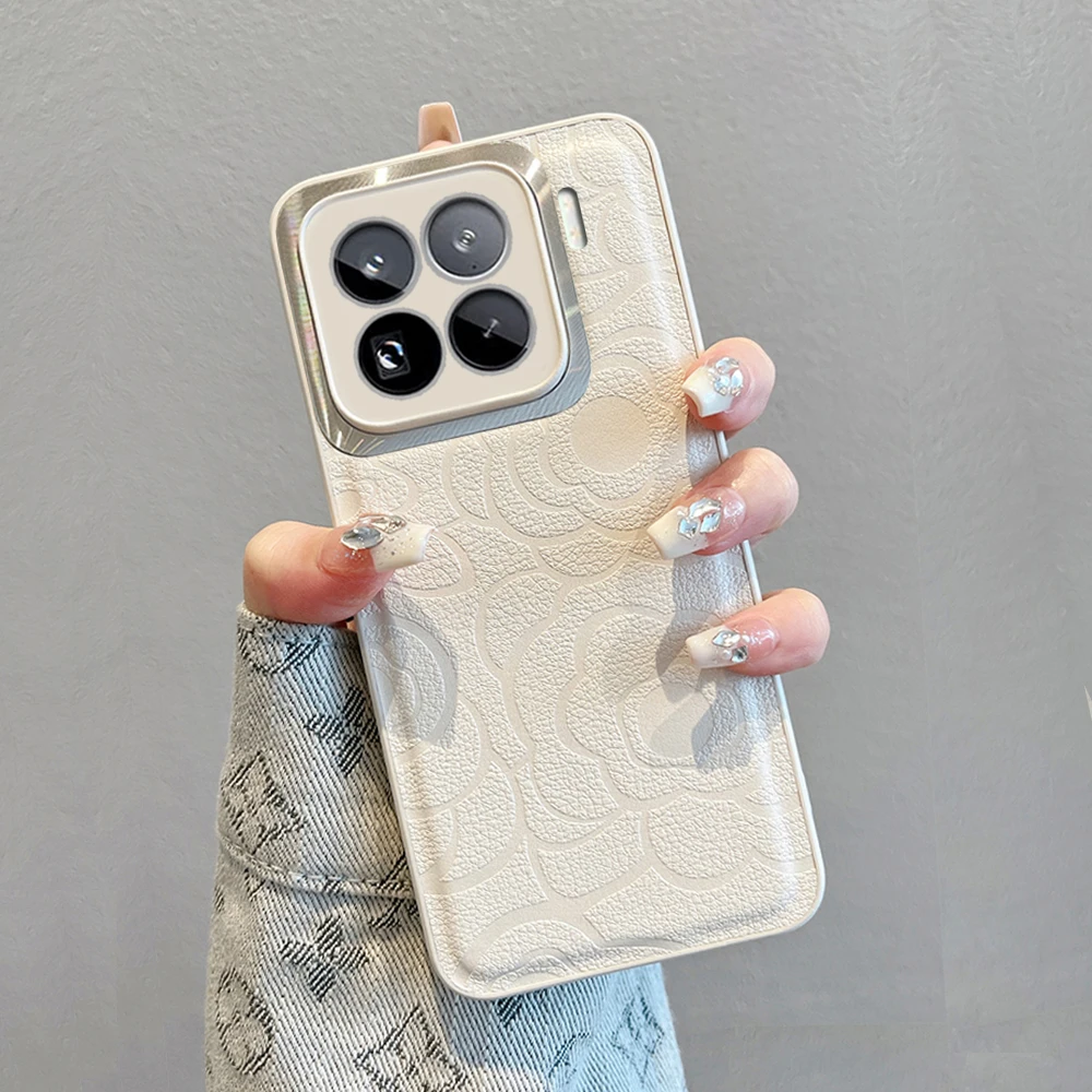 适用小米15手机壳15pro新款女Xiaomi14简约时尚高级感13p全包防摔