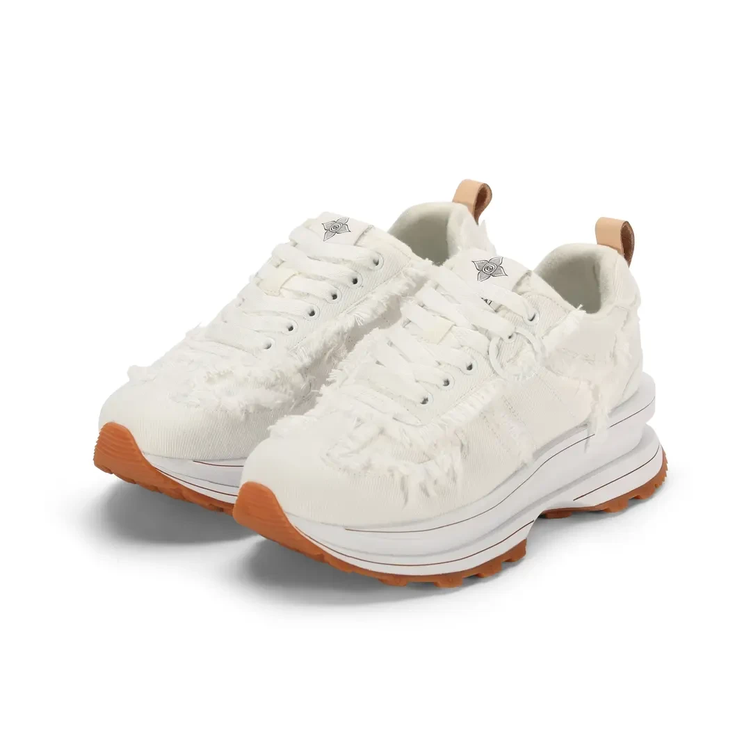 SOME GREAT纯洁铃兰白色路虎同款经典小白鞋增高鞋厚底软弹时尚