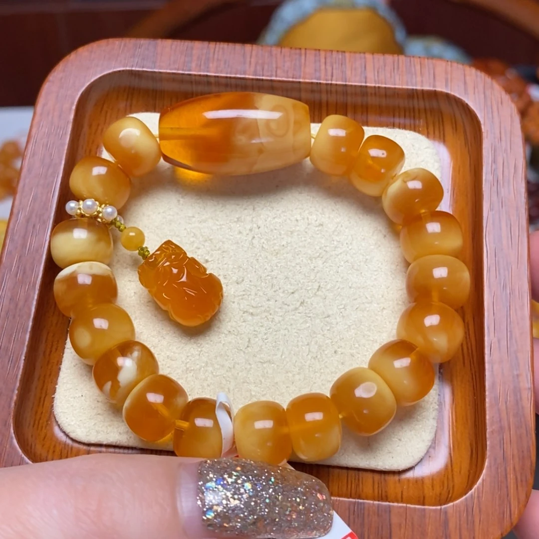 【闪购商品】蜜蜡手链未镶嵌手串