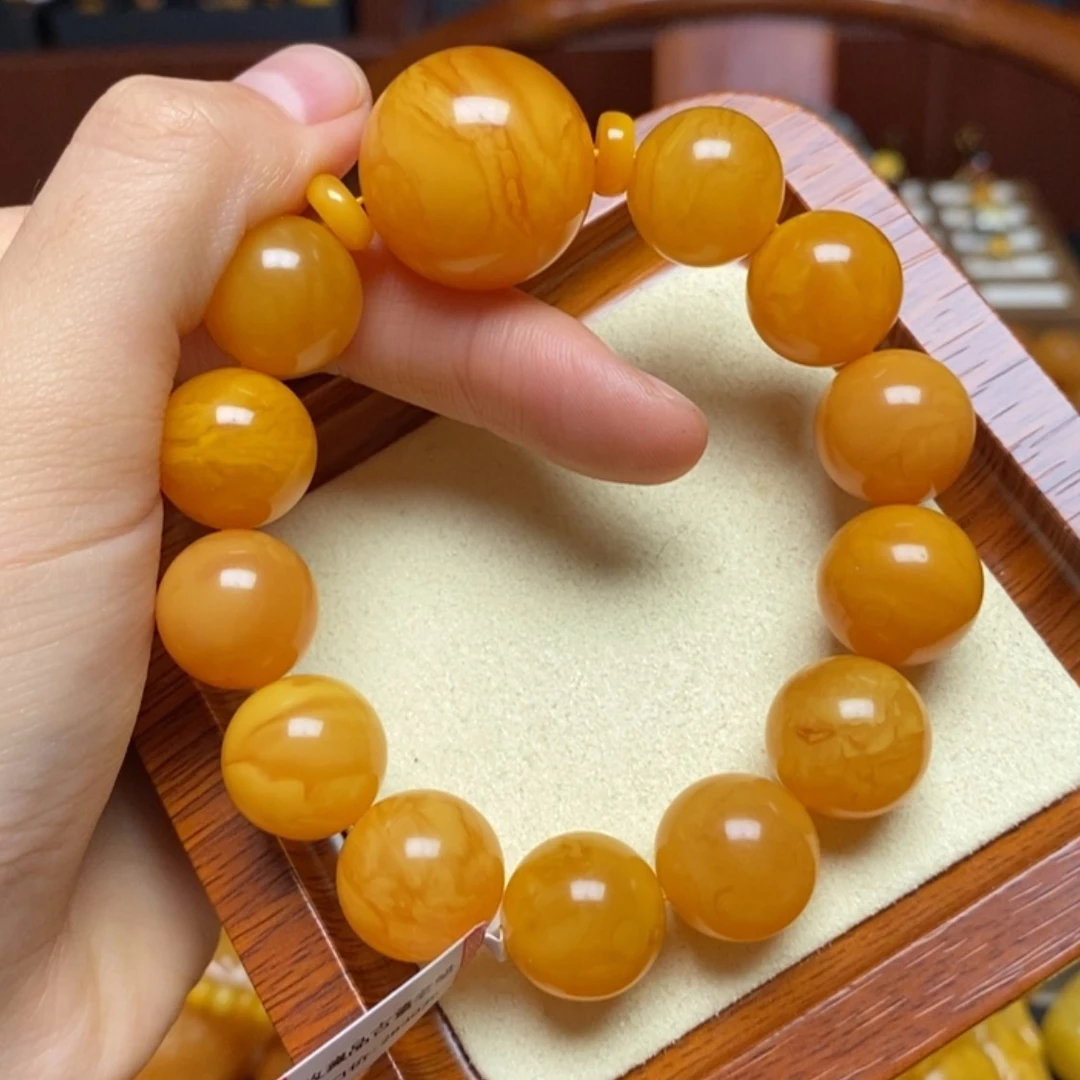 【闪购商品】蜜蜡裸石未镶嵌手串