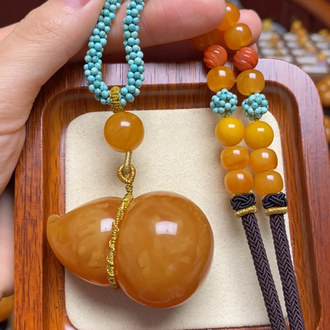【闪购商品】蜜蜡颈饰未镶嵌项链