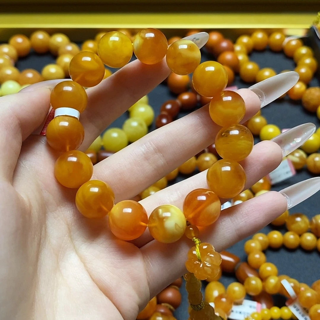 【闪购商品】蜜蜡裸石未镶嵌Z*手串