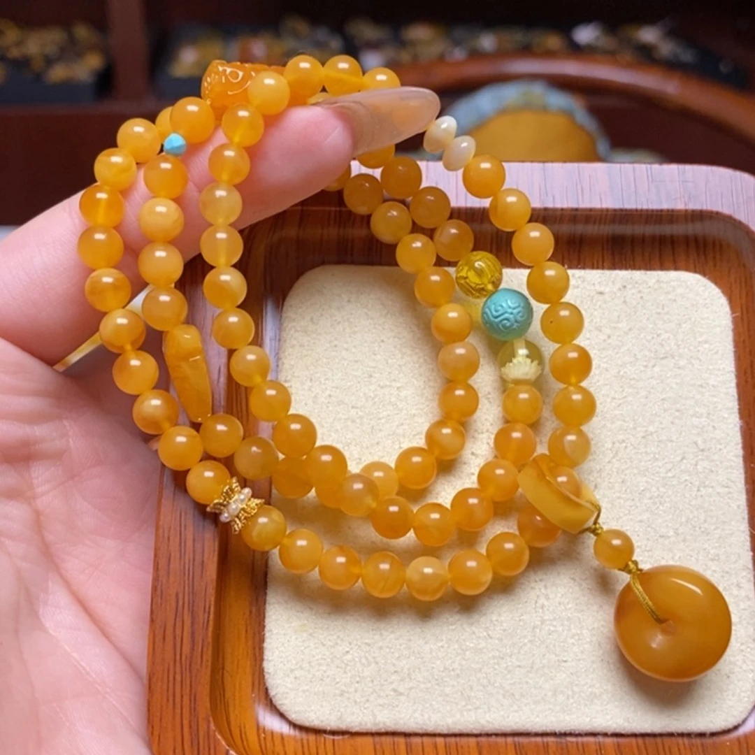 【闪购商品】蜜蜡手链未镶嵌手串