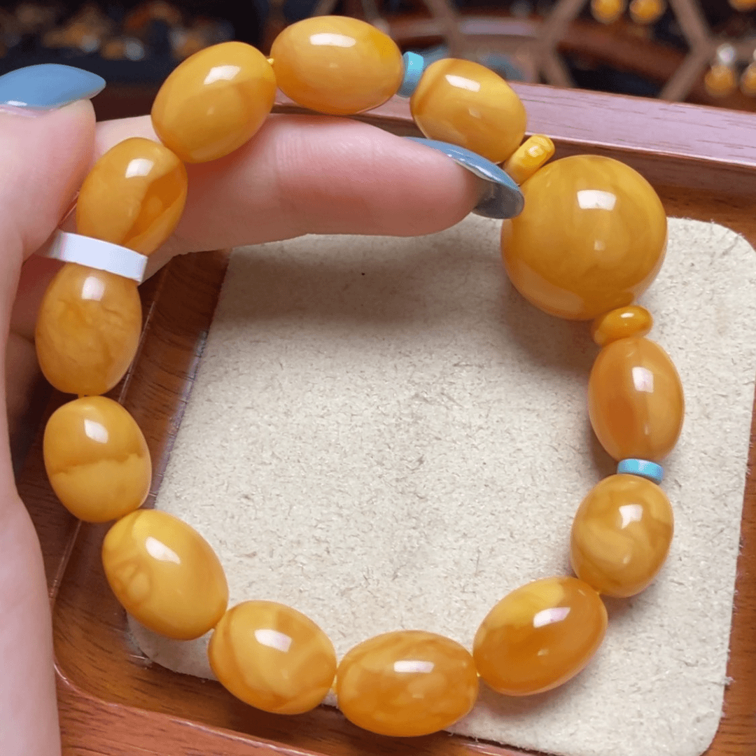 【闪购商品】蜜蜡手链未镶嵌手串