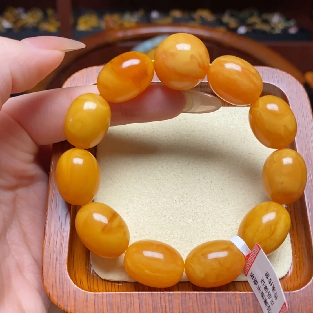 【闪购商品】蜜蜡手链未镶嵌手串