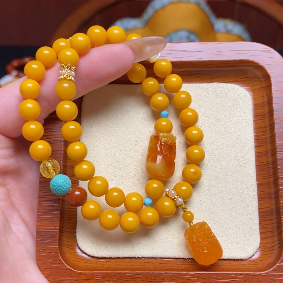 【闪购商品】蜜蜡手链未镶嵌手串