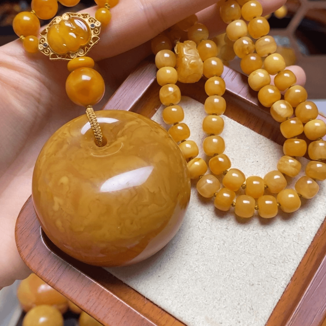 【闪购商品】蜜蜡手链未镶嵌项链