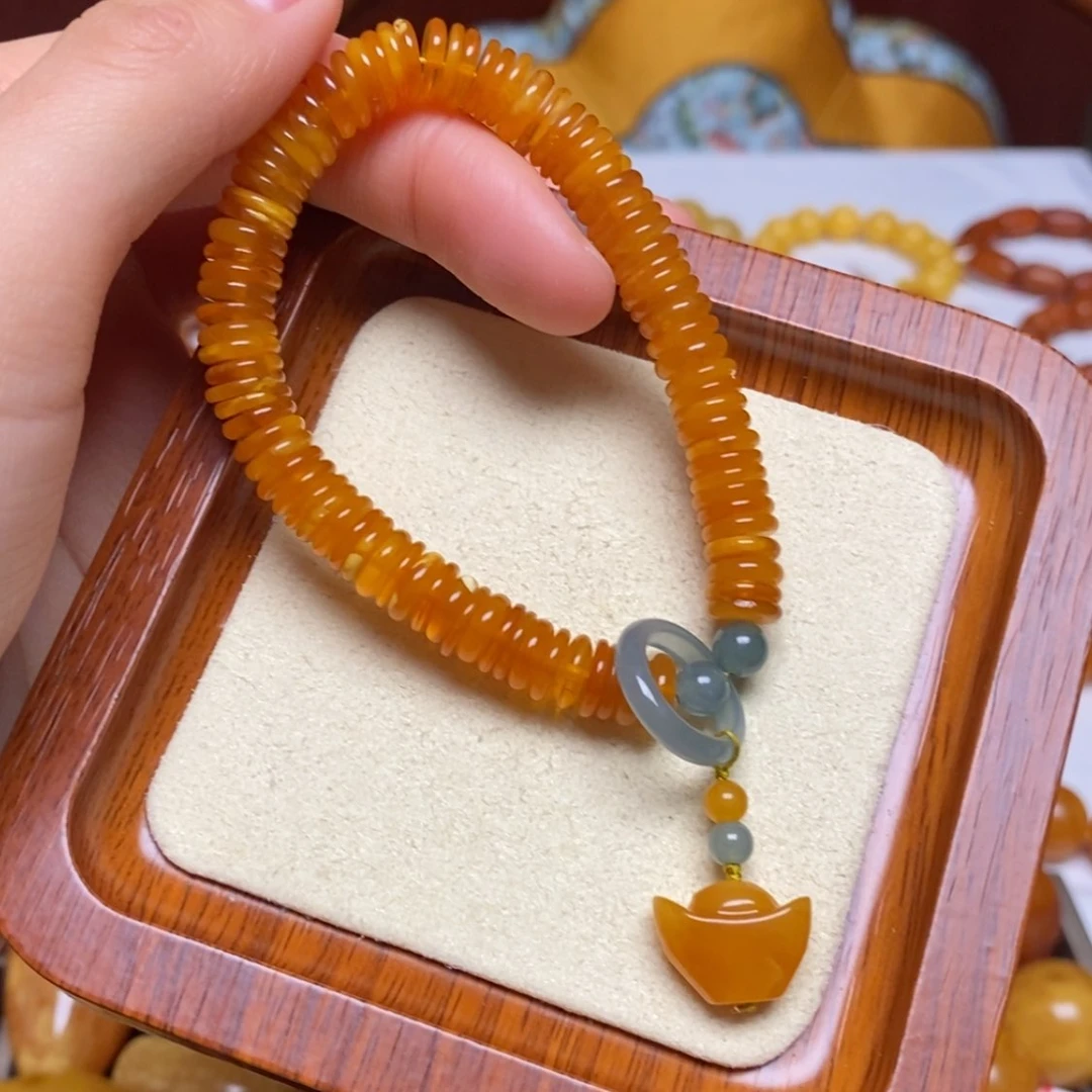 【闪购商品】蜜蜡手链未镶嵌手串