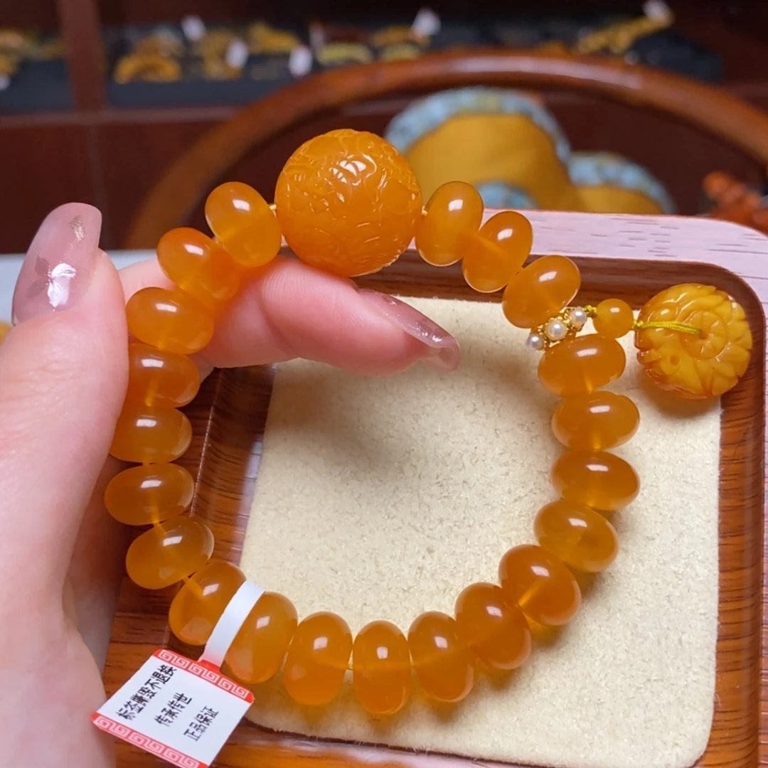 【闪购商品】蜜蜡手链未镶嵌手串