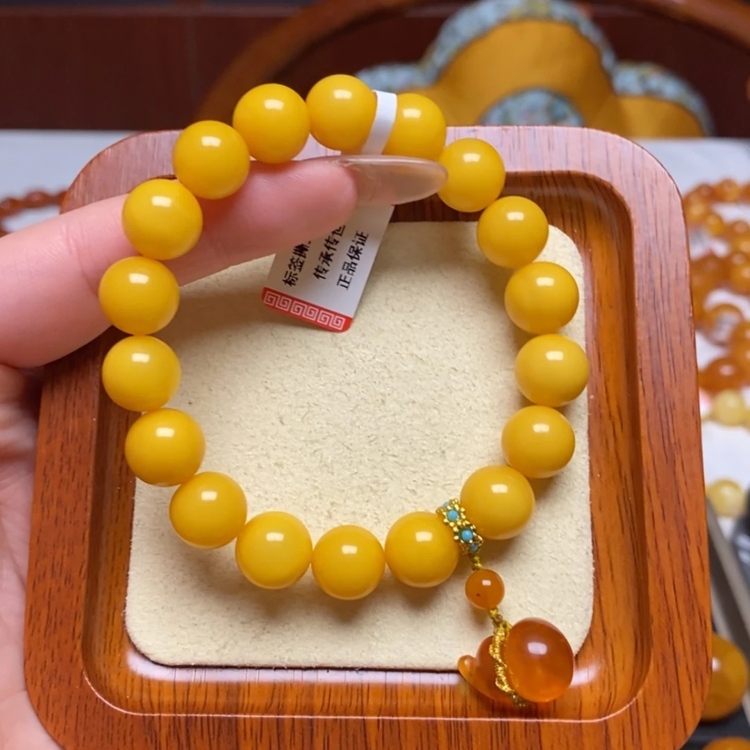 【闪购商品】蜜蜡手链未镶嵌手串