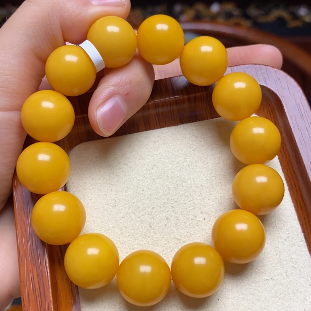 【闪购商品】蜜蜡手链未镶嵌手串