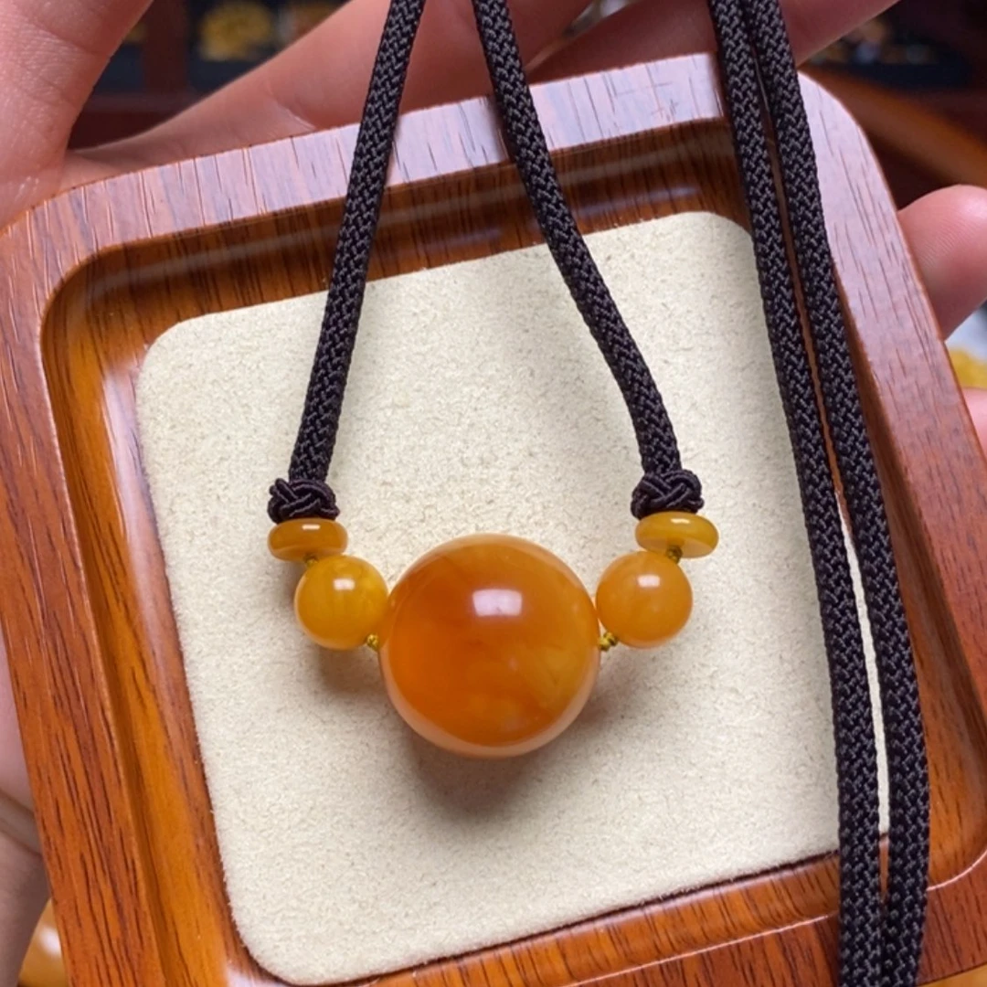 【闪购商品】蜜蜡颈饰未镶嵌项链