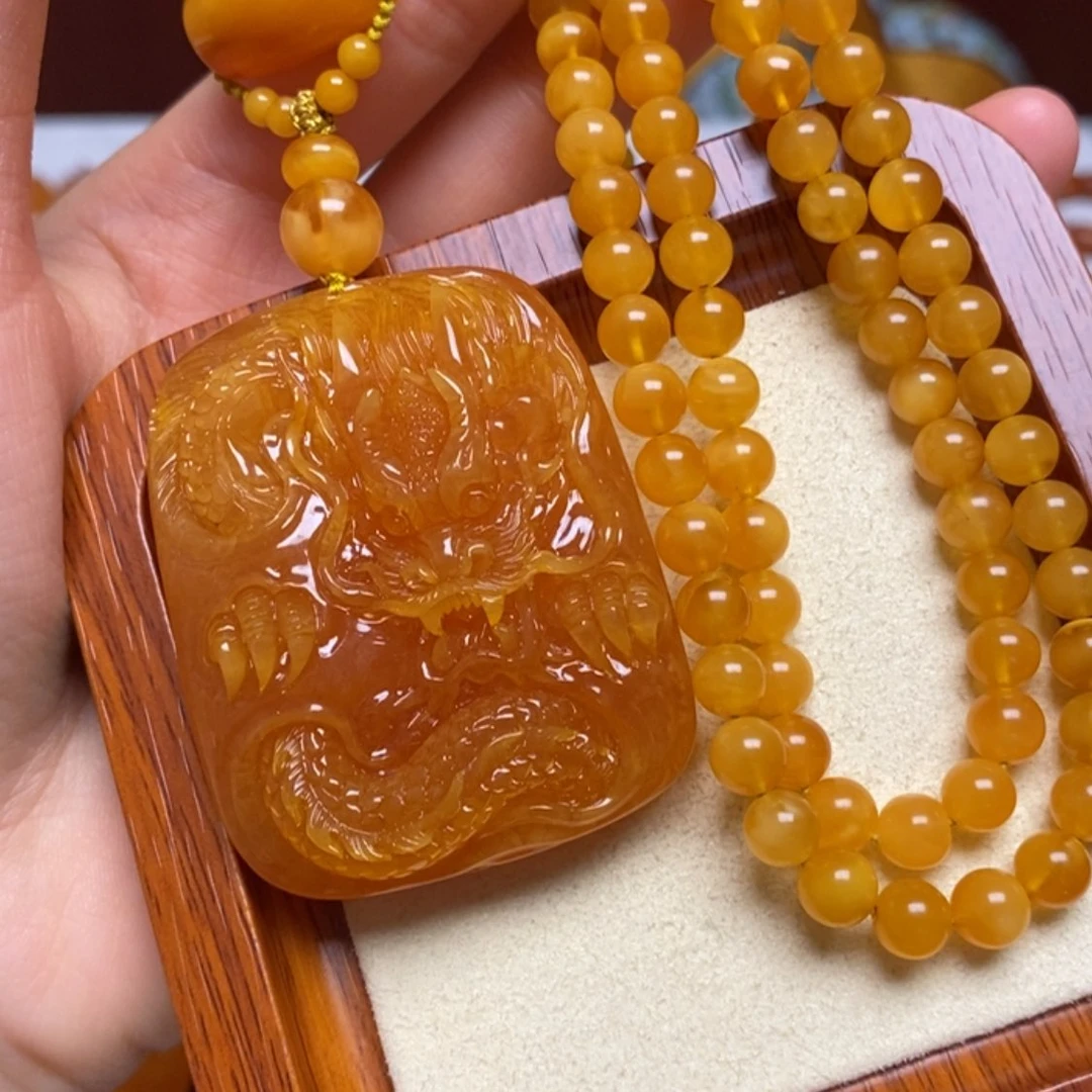 【闪购商品】蜜蜡颈饰未镶嵌项链