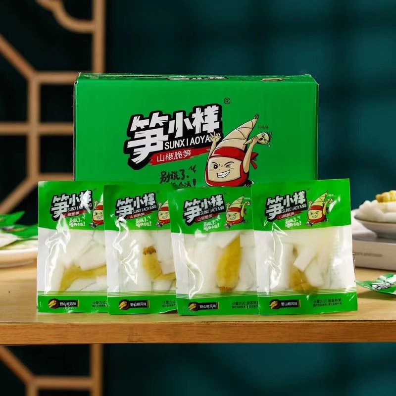 笋小样泡椒竹笋片散装开袋即食山椒脆笋尖新鲜笋条网红小休闲零食
