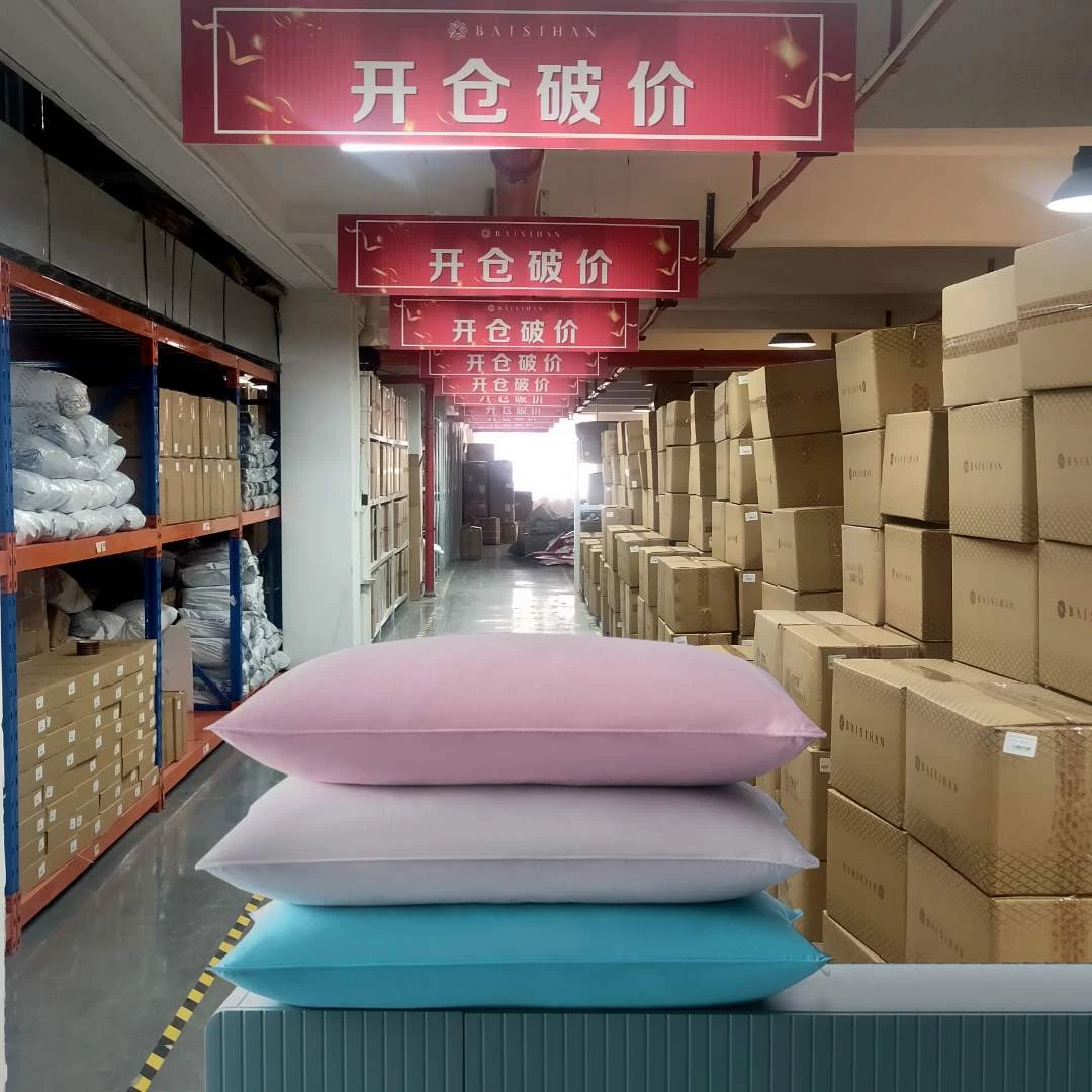 开仓破价【鹅毛羽绒枕芯】看实物下单/成人护颈羽毛枕芯