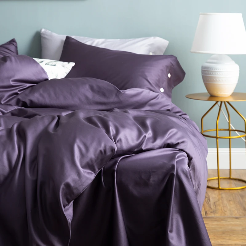 60支纯色长绒棉床单单个