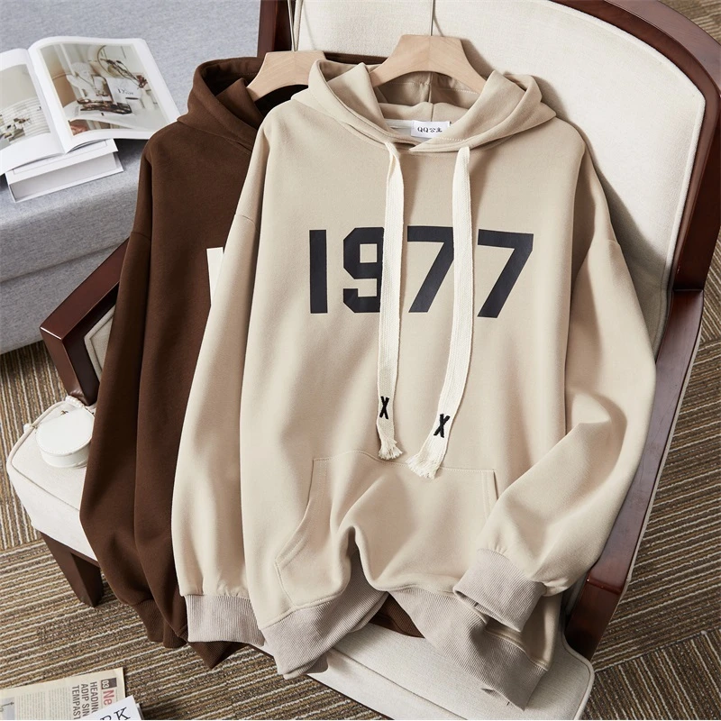 秋季新款大码女装韩版胖妹妹宽松显瘦印花长袖卫衣外套-HLFS9327