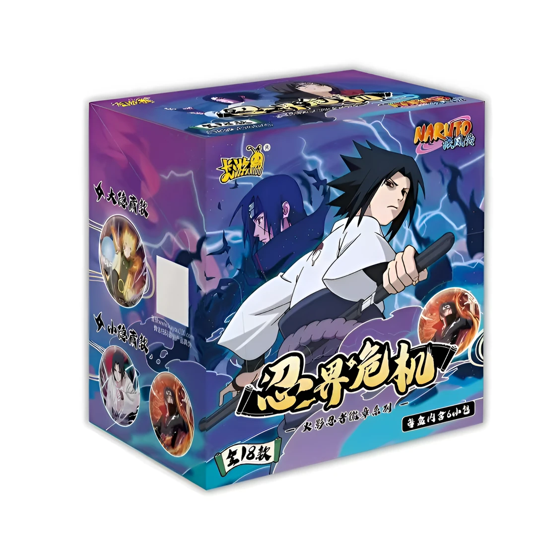 【拆盒】卡游-《火影忍者》忍界危机系列人物徽章盲盒（代拆）