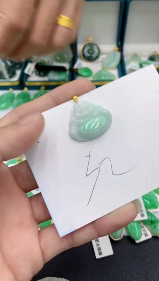 【闪购商品】翡翠颈饰18K金镶嵌翡翠