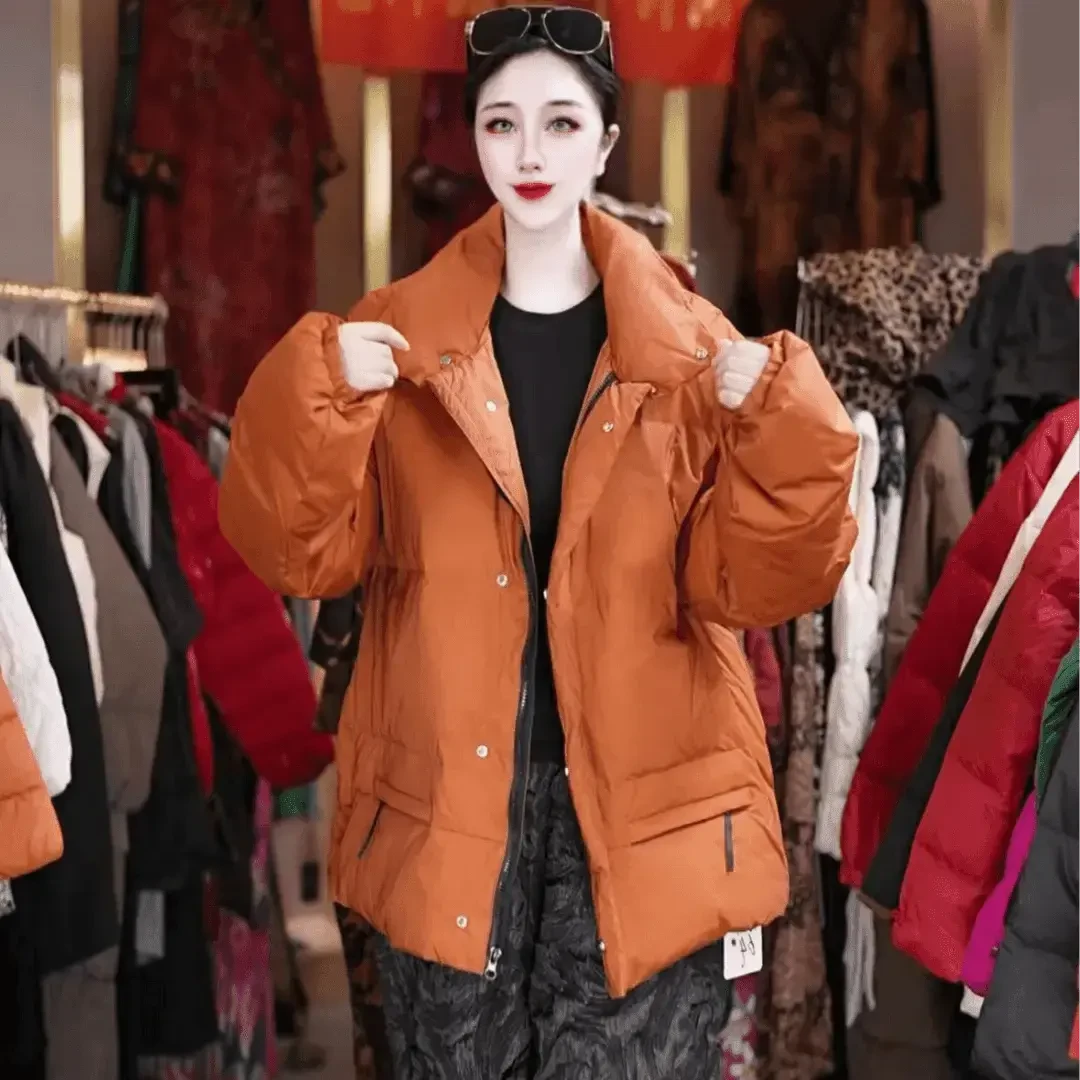 【羽绒】冬季百搭时尚潮流休闲气质显瘦轻奢女款羽绒服2132