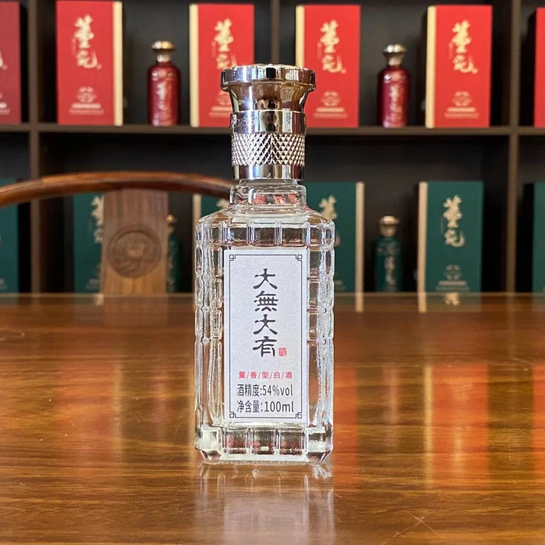 董宛【大无大有酒】54度董香型白酒100ml百草入曲54度100