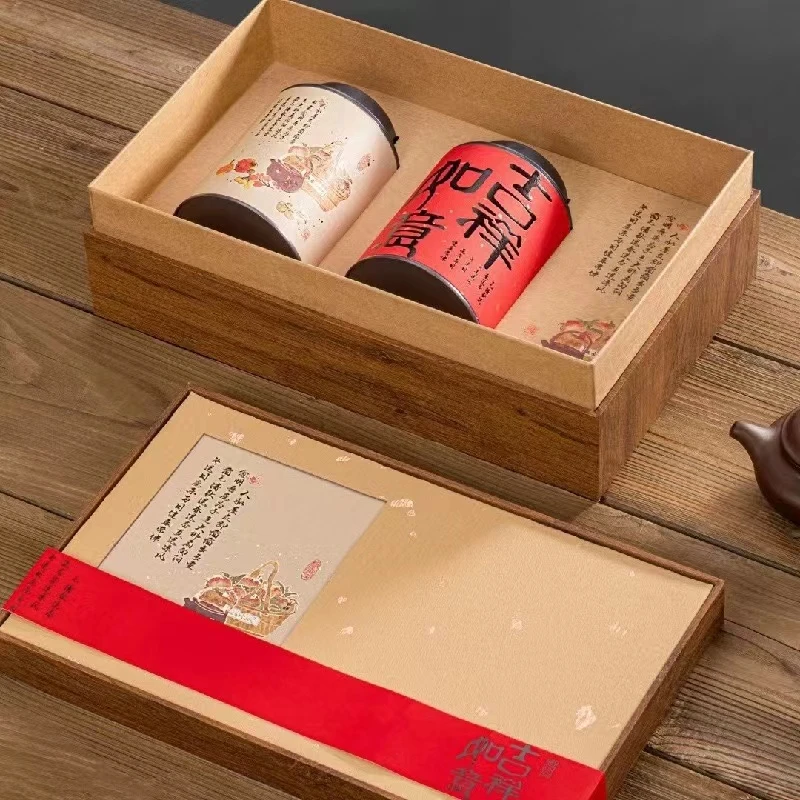 吉祥如意大红袍礼盒茶叶2023新茶武夷岩茶乌龙茶高档礼盒装送礼