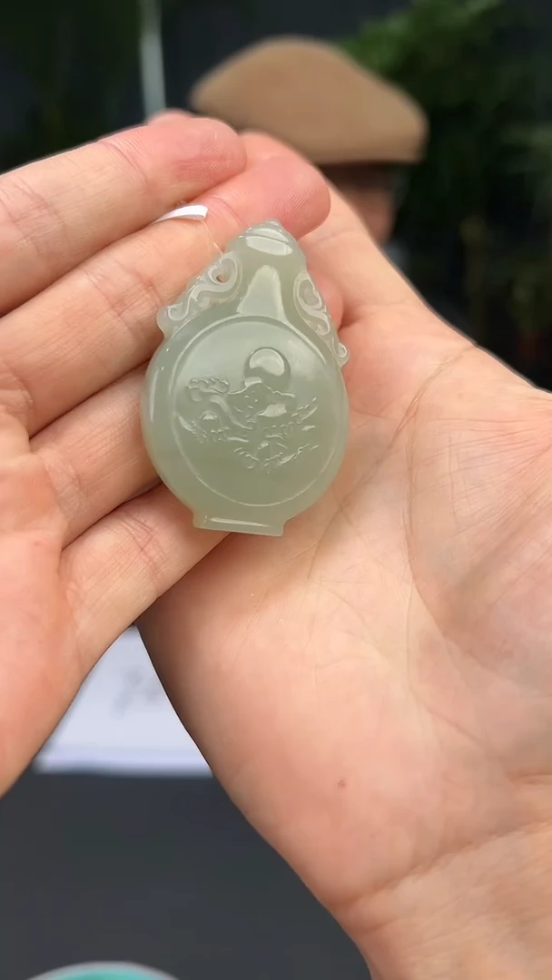 【闪购商品】和田玉吊坠(不含链)未镶嵌NF037