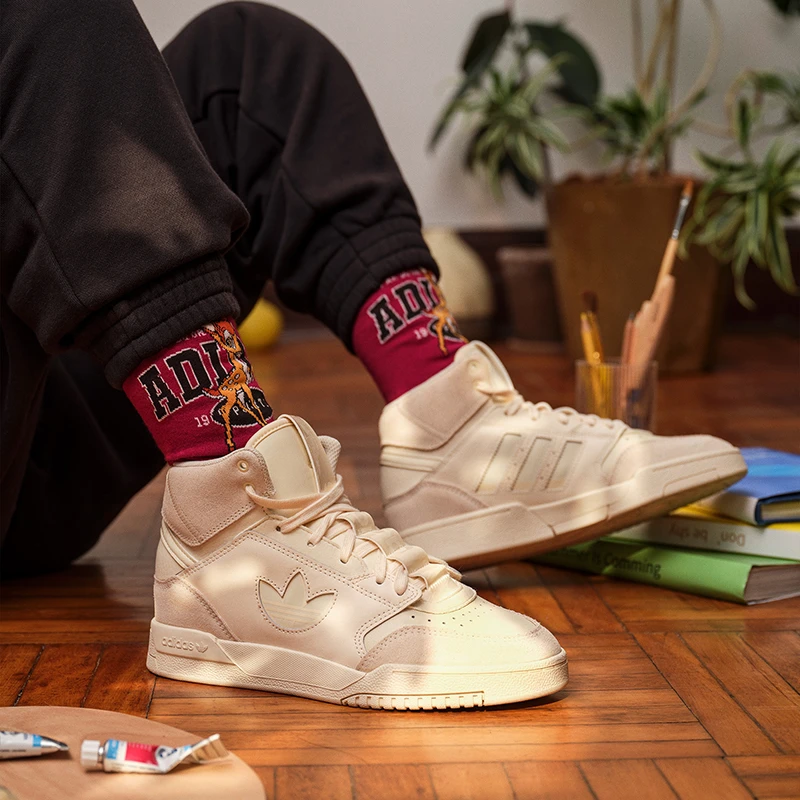 【奥莱】阿迪达斯女休闲鞋运动高帮复古潮流DROP STEP XL W 1585