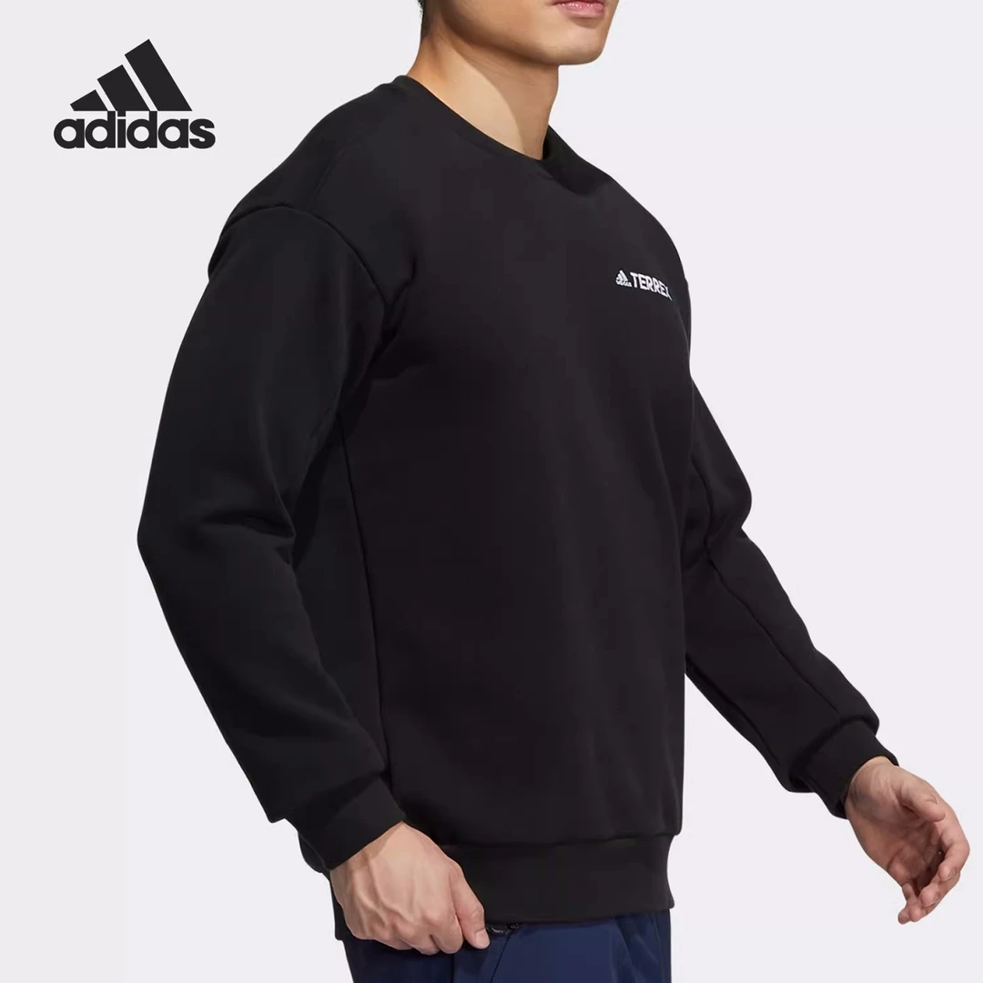 阿迪达斯卫衣男运动休闲户外圆领舒适透气FWA KNIT CREW S HG6584