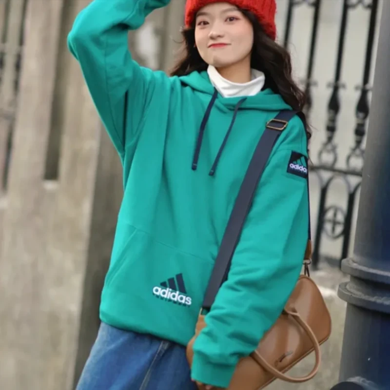 【奥莱】阿迪达斯男女同款卫衣运动休闲户外舒适连帽EQT HOODY 8089