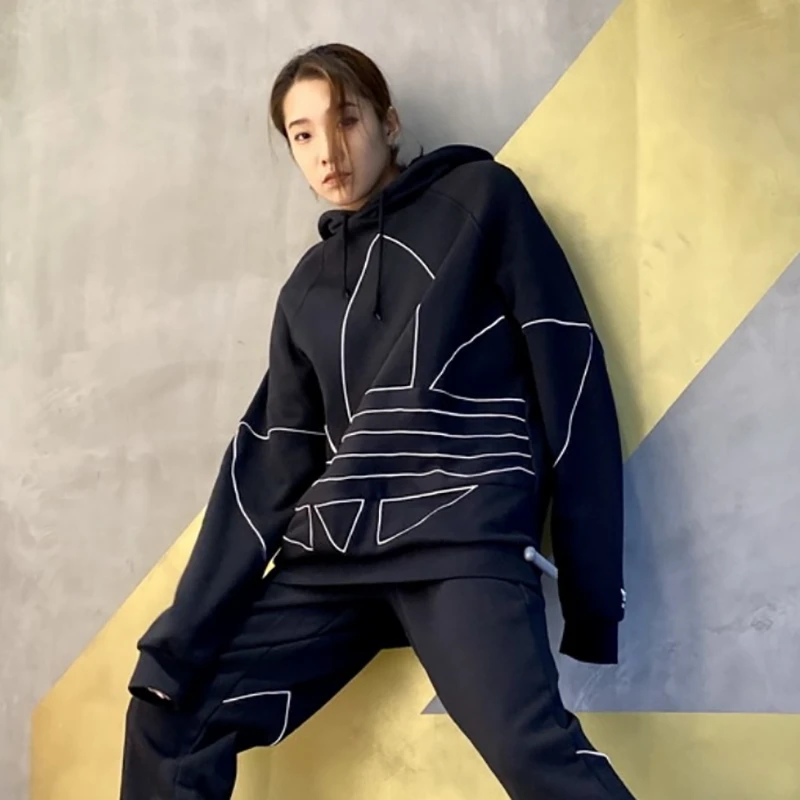 【奥莱】阿迪达斯三叶草男女卫衣运动休闲连帽BG TF OUT HOODY 0823