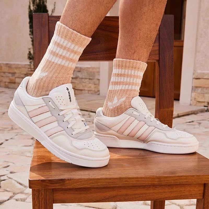 【推荐】阿迪达斯男鞋休闲鞋运动休闲户外低帮减震COURTIC  0566