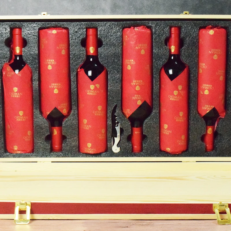 OLDMANF360重酿干红葡萄酒礼盒13度750ml六瓶