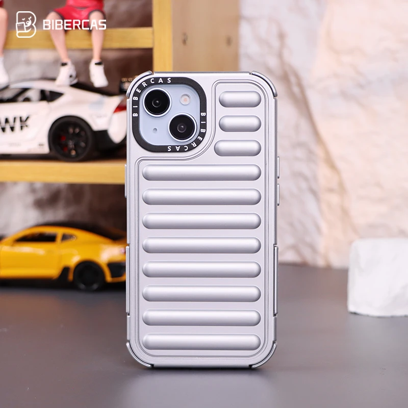 BIBERCAS适用iPhone16.15pro胶囊防摔手机壳苹果15立体防摔手机壳