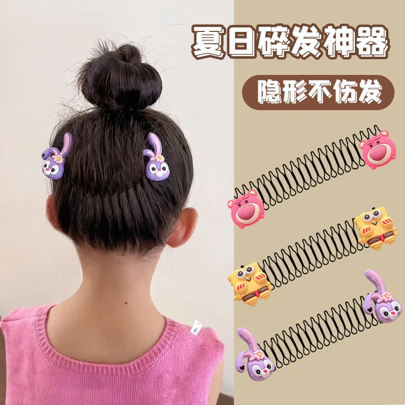 新款碎发神器儿童碎发梳卡通发夹头饰小女孩夏季发卡刘海整理夹子