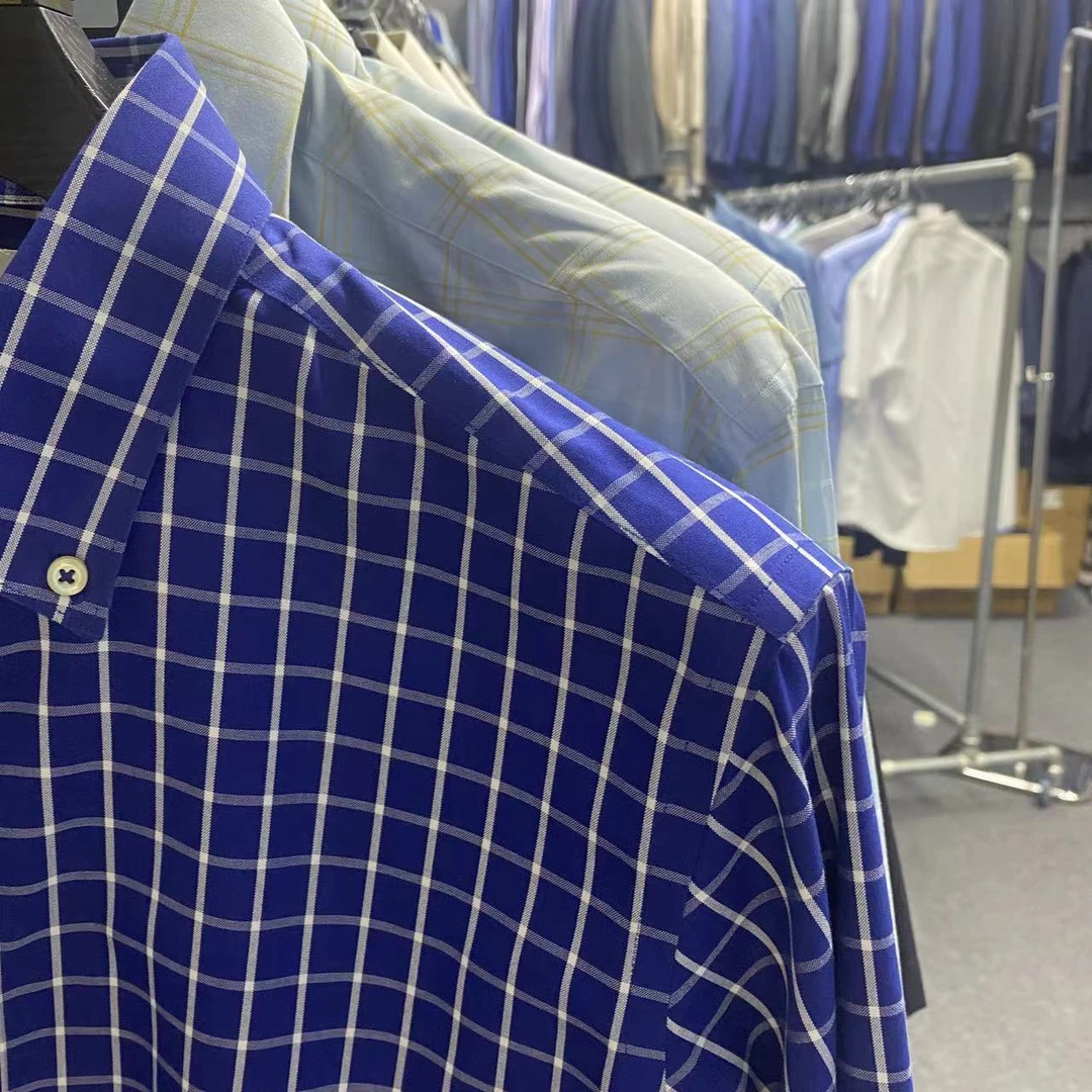 E301-500【直播链接】默认微瑕长袖衬衫男士短袖上衣