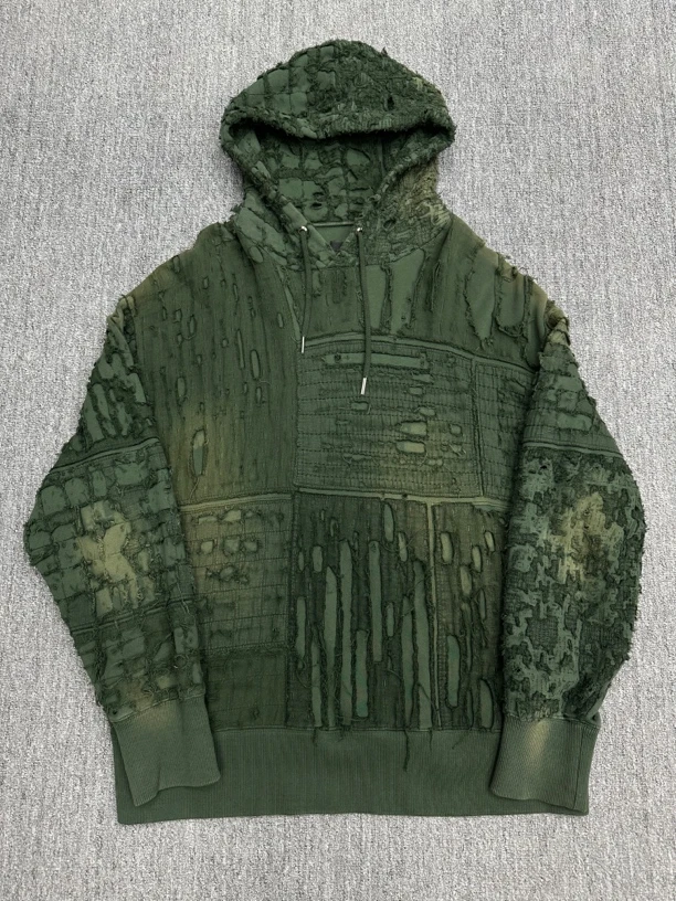 99新 Givenchy/纪梵希 Givenchy 纪梵希 boro破坏卫衣 99新