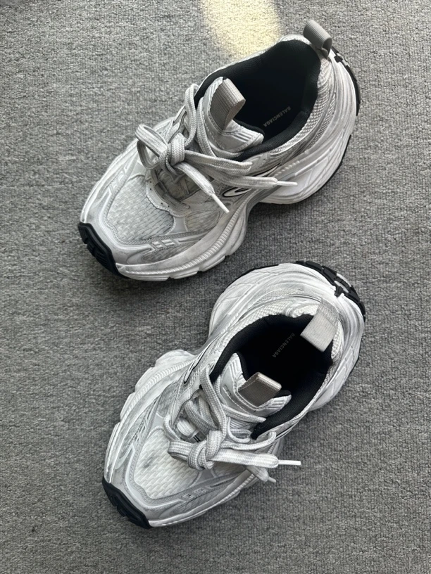99新 Balenciaga/巴黎世家 36 巴黎世家10xl 白银色 老爹鞋