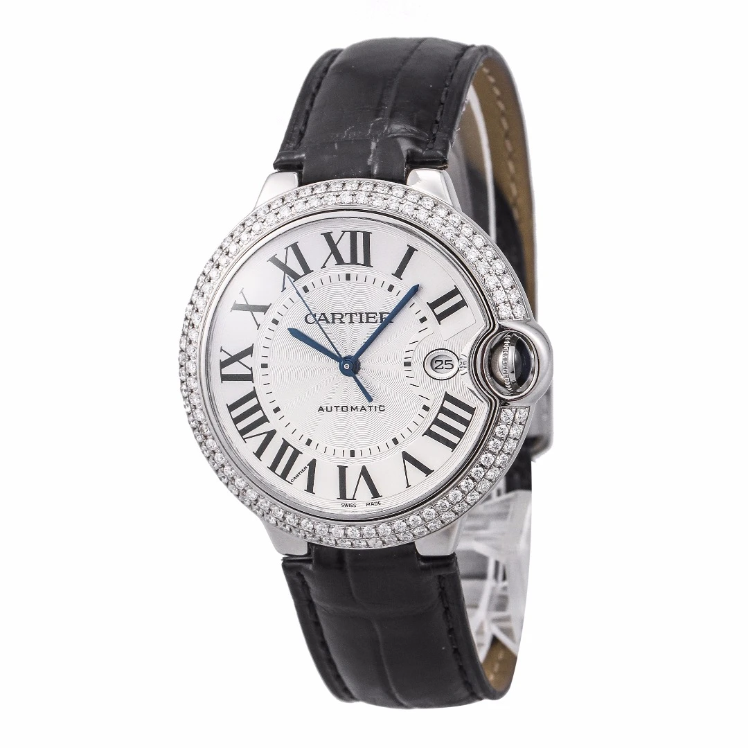 95新 Cartier/卡地亚 蓝气球系列WE9009Z3男42mm后钻自动机械腕表