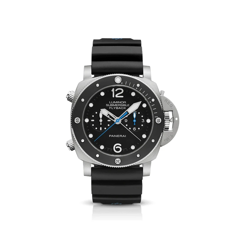 99新 Panerai/沛纳海 潜行系列PAM00615自动机械男表钛金属