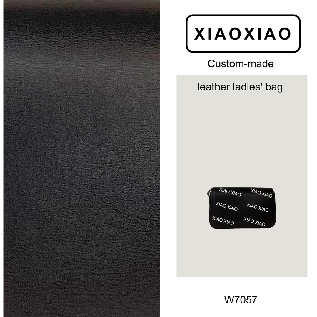 W7057 黑色高端订制2024新款女士单肩斜挎豆腐包