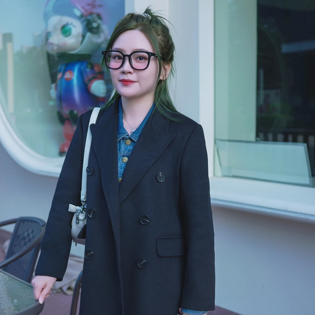 【韩剧女主】小个子改版定制秋冬通勤正肩气质长款羊毛大衣西服大衣