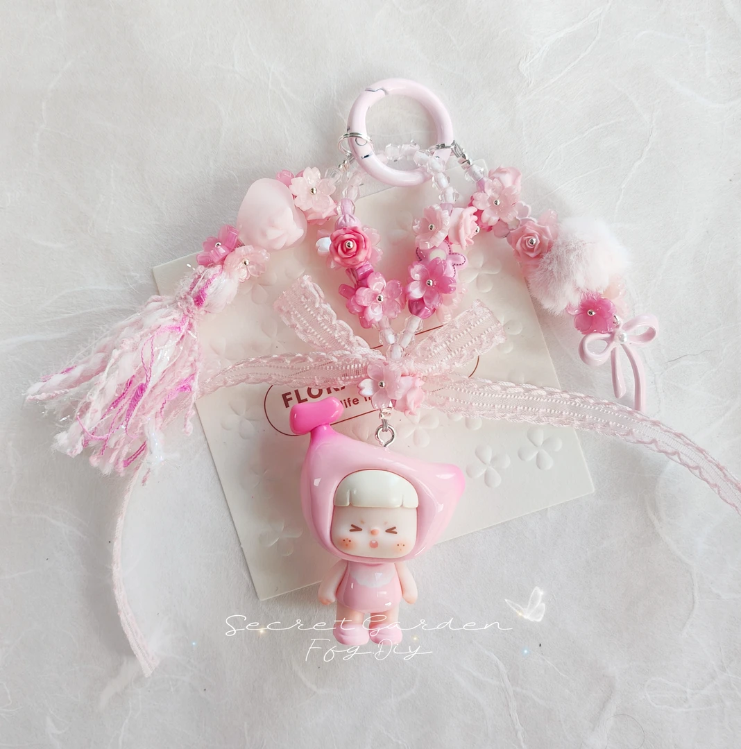 【肥肥狗DIY挂链】【不二小童话系列】肥肥狗DIY萌粒手作手机链钥匙扣