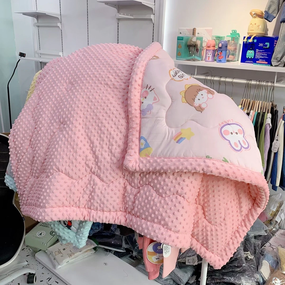 幼棉时代卡通豆豆被120*150±5cm