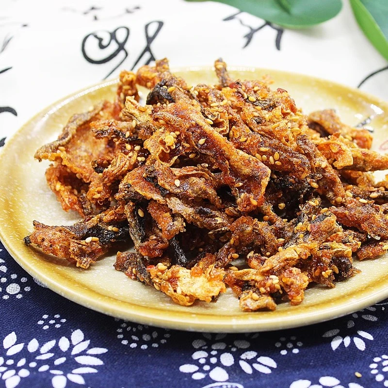 【休闲列车】香辣小吃鱼皮鱼干蜜汁办公零食鳕鱼皮开袋即食网红解馋