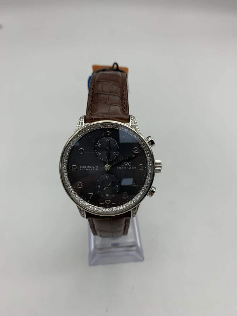95新 IWC/万国 万国葡萄牙系列 机械 0713 后钻 18K白金 41mm