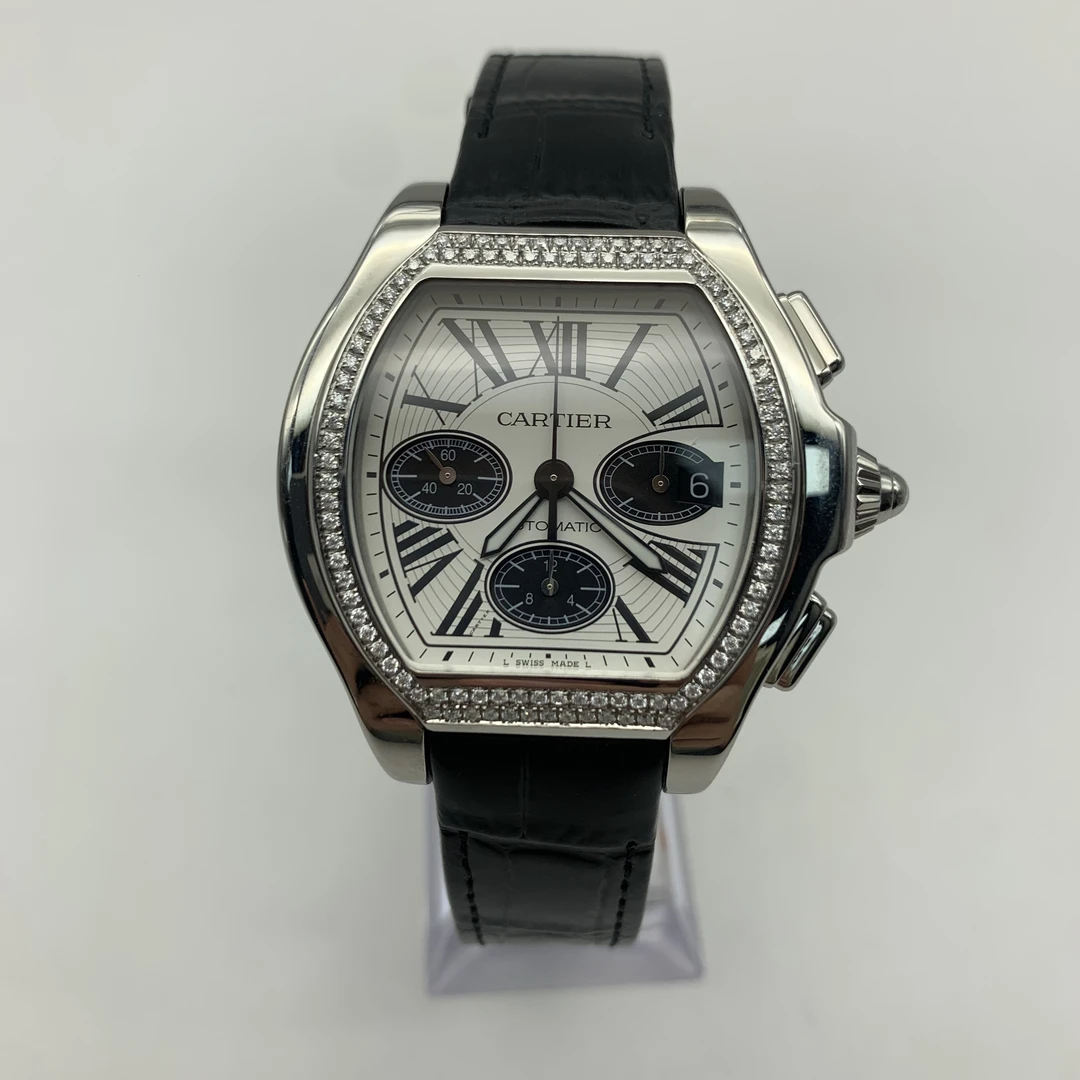 95新 Cartier/卡地亚 跑车系列 机械 后钻 40*44MM 0714