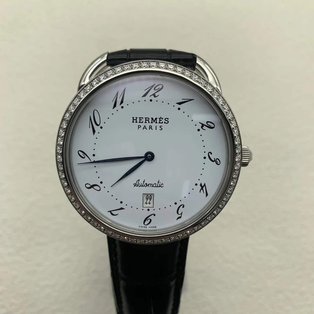 95新 爱马仕男士系列 机械 后钻 新款大盘 42MM 0537