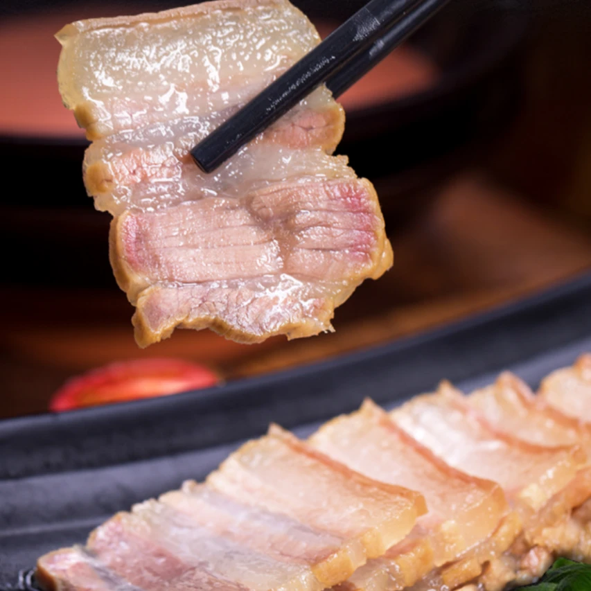 勇翰农家美食传统工艺腌制日晒风干腊肉非烟熏咸肉五花肉
